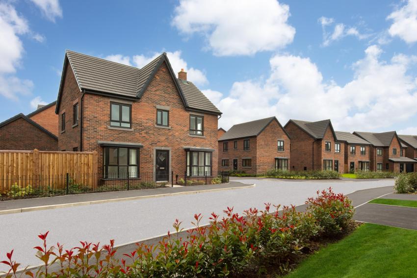 New build homes at Hopwood Meadows in Heywood by Bellway