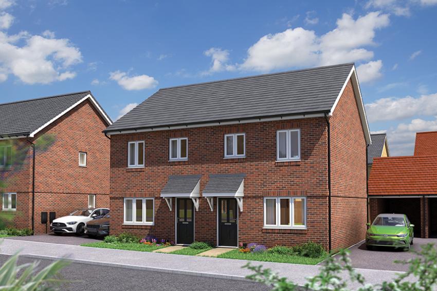 External image semi detached homes at Artemis View with Bovis Homes