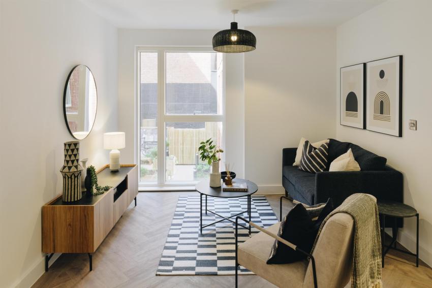 New build apartments at Chapmans Yard in Birmingham
